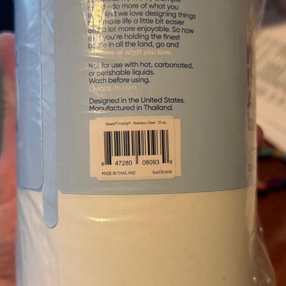 Owala Iced Breeze Insulated Water Bottle with Straw- brand new, 32 oz - Picture 3 of 5